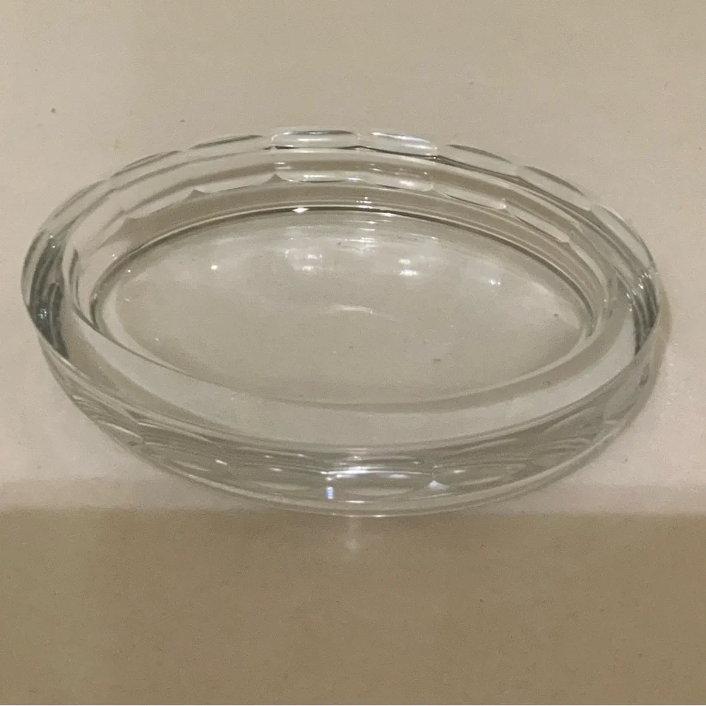 Resturation Hardware Heavy Glass Soap Dish